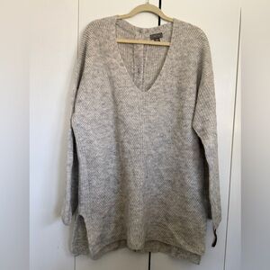 J Crew Point Sur Alpaca Wool Blend Button Back Sweater XXL